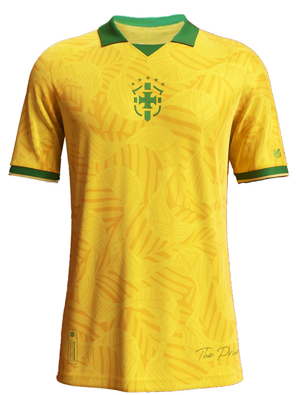 Brazil maillot édition spéciale limitée uniforme de football adulte kit de football jaune pour hommes hauts chemise de sport 2025-2026